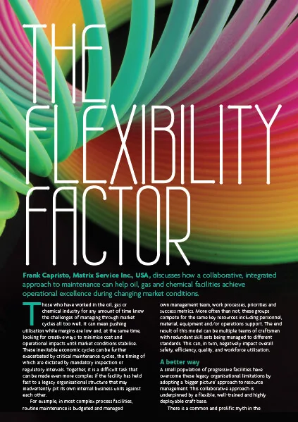 Hydrocarbon Engineering The Flexibility Factor cover image